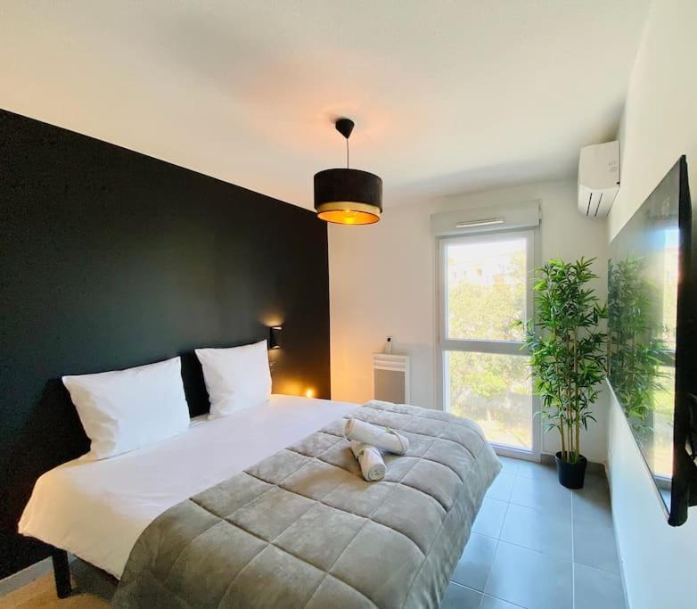 Marcenac - T2 En Residence, Clim, Parking, Terrasse 塞特港 外观 照片